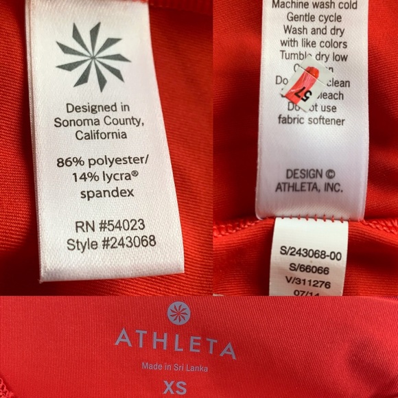 Athleta Double Essence Raw Hem Short Sleeve NWOT - Picture 8 of 8